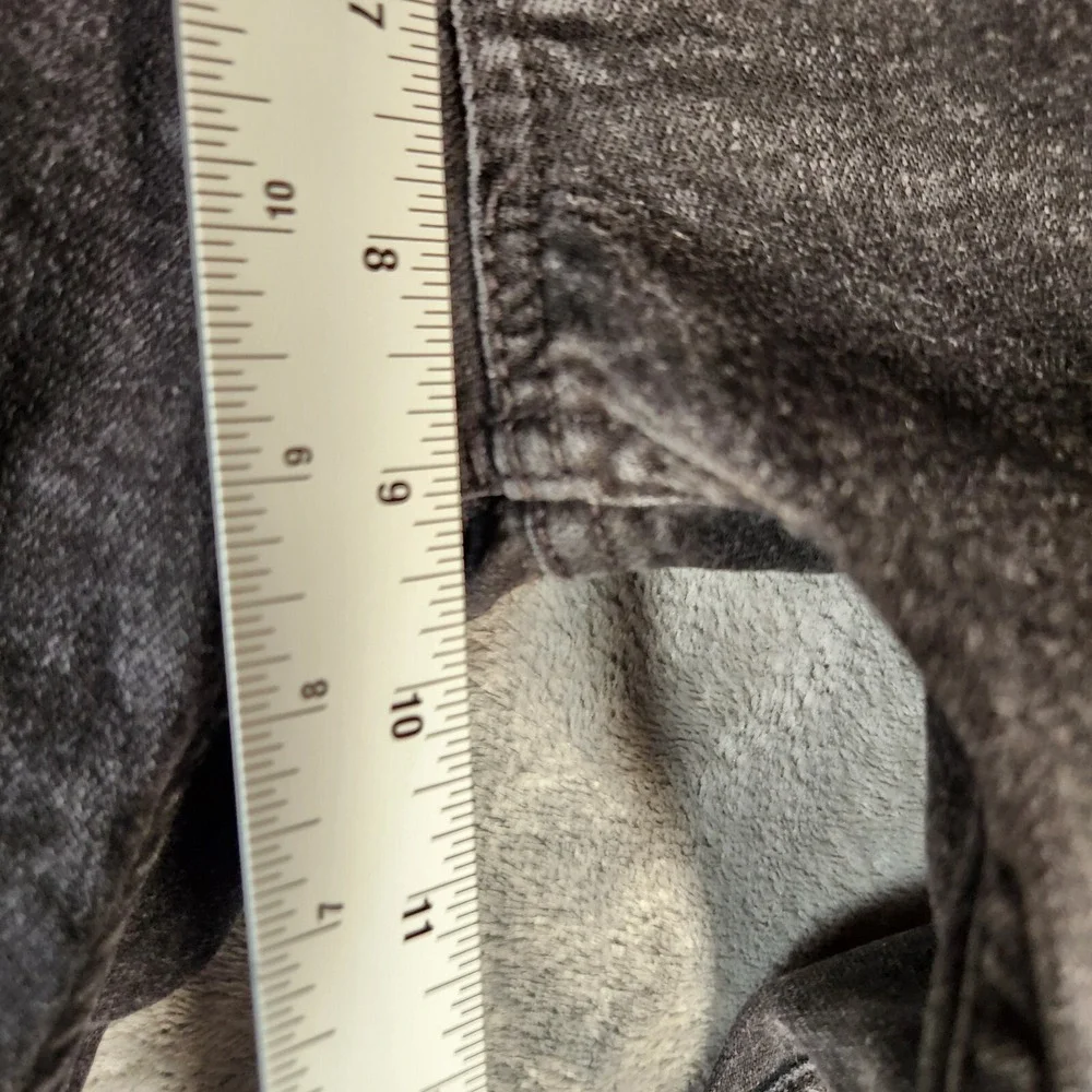 Levi's 511 Jeans Women's 16 Reg 28X29 (Tag 28X28) Black Ankle Stretch Slim Denim